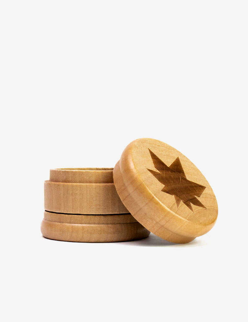 Grinder En Résine Imitation Bois 40 Mm - 4 Parties Avec Tamis Et Récupérateur - Dents En Aluminium, Couvercle Aimanté - Pour Herbes, épices, Cadeau