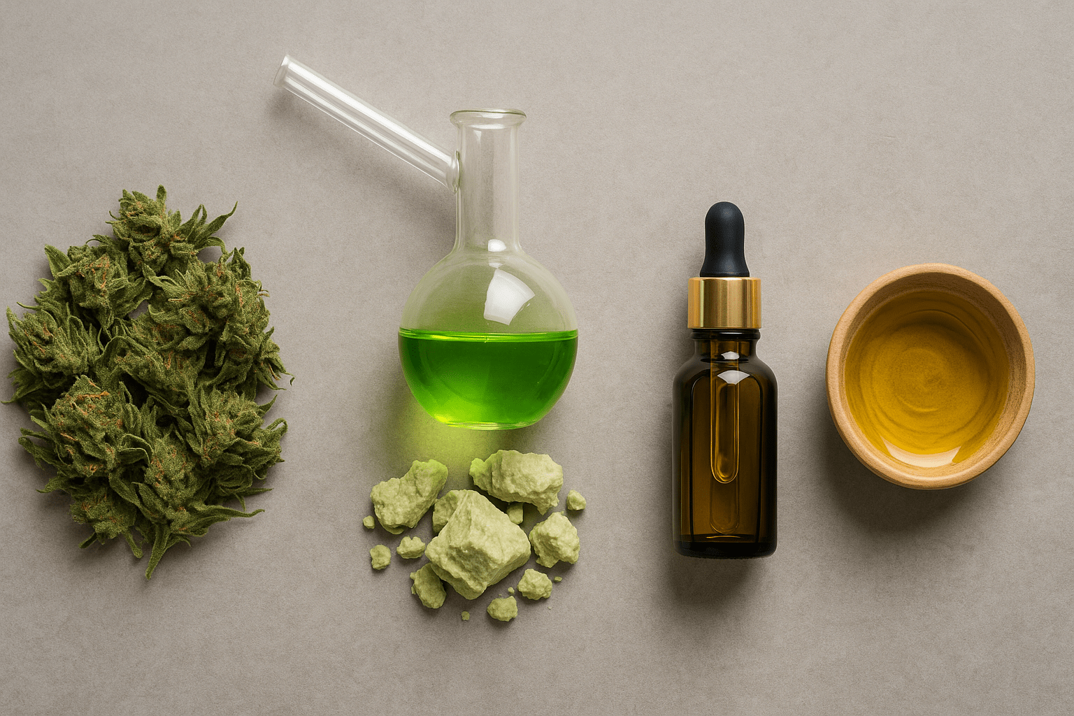 différentes méthodes d'extraction de l'huile de CBD