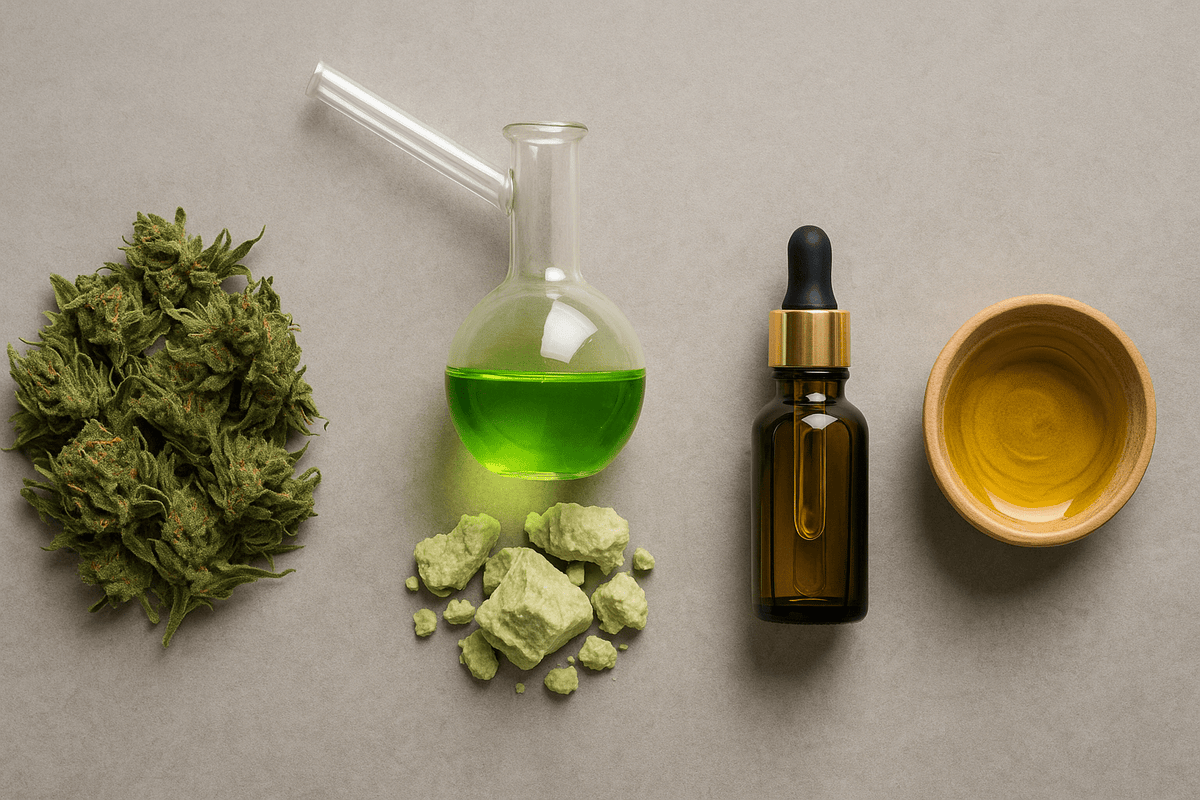 différentes méthodes d'extraction de l'huile de CBD