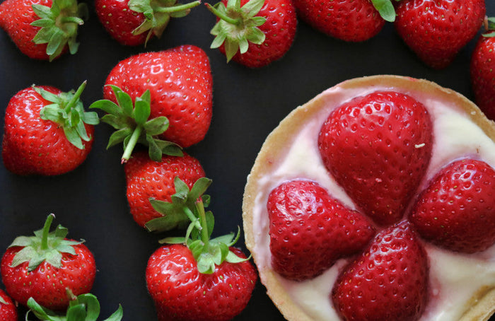Recette Fête des mères : tarte aux fraises et au CBD