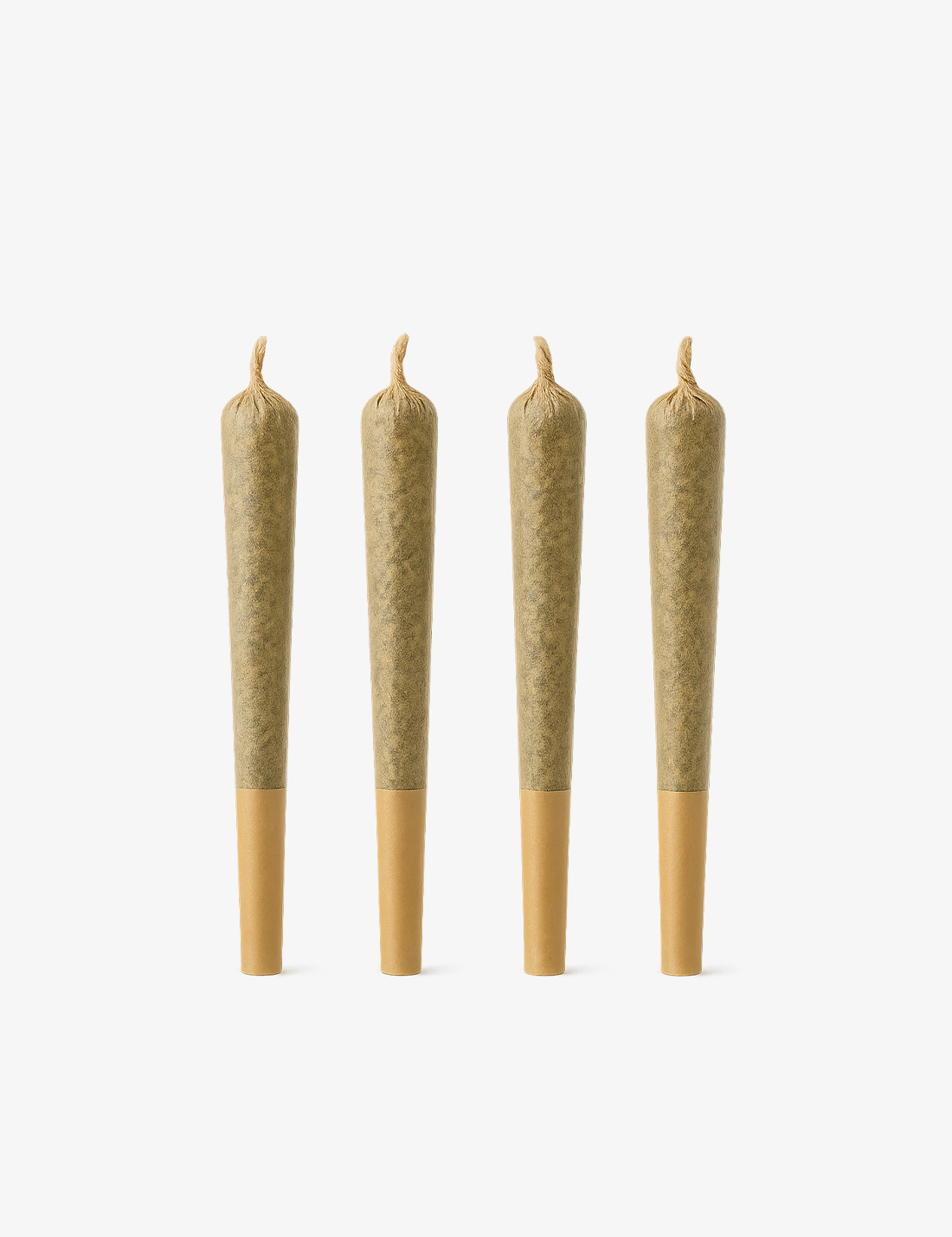Une photo packshot du Pack découverte Pre-rolls CBD ( vue de face) sur un fond blanc