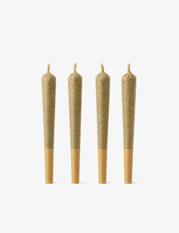 Une photo packshot du Pack découverte Pre-rolls CBD ( vue de face) sur un fond blanc