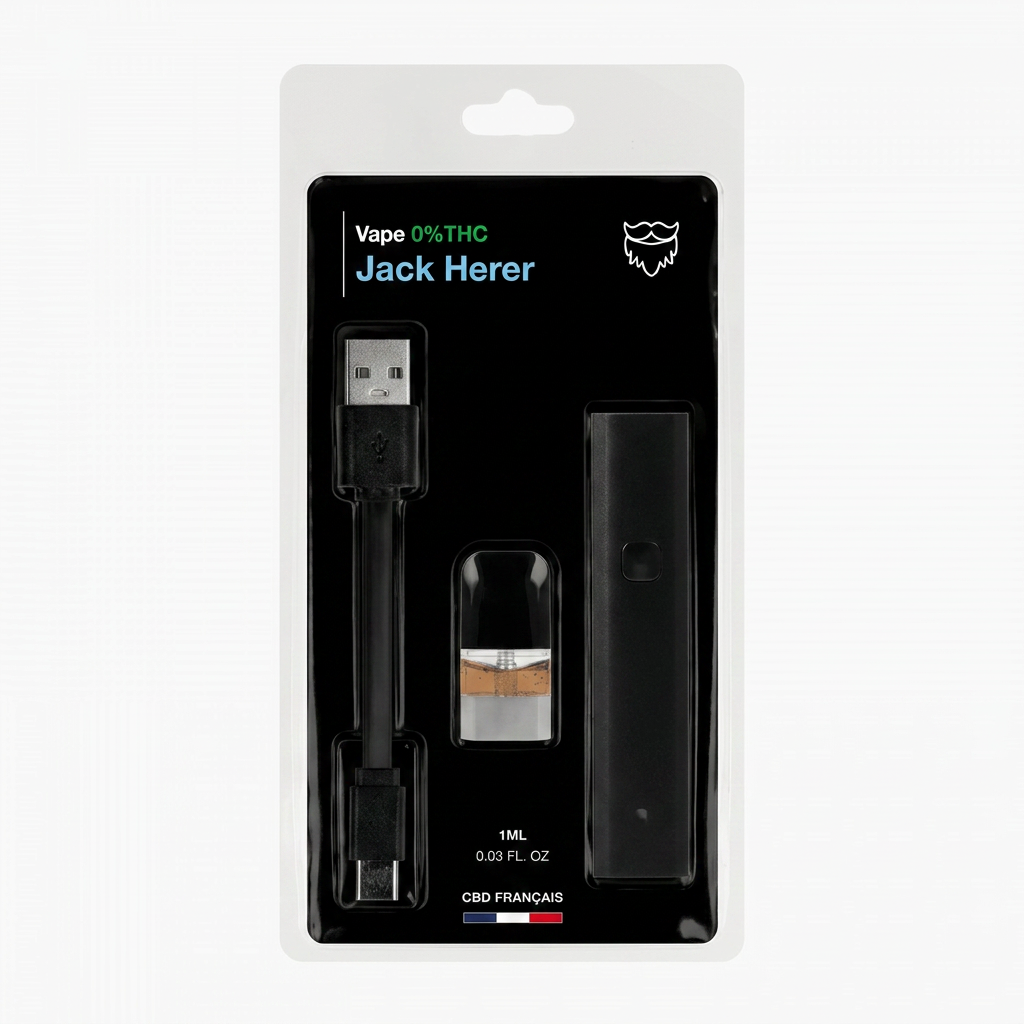 Cartucho com 0% de THC  Jack Herer