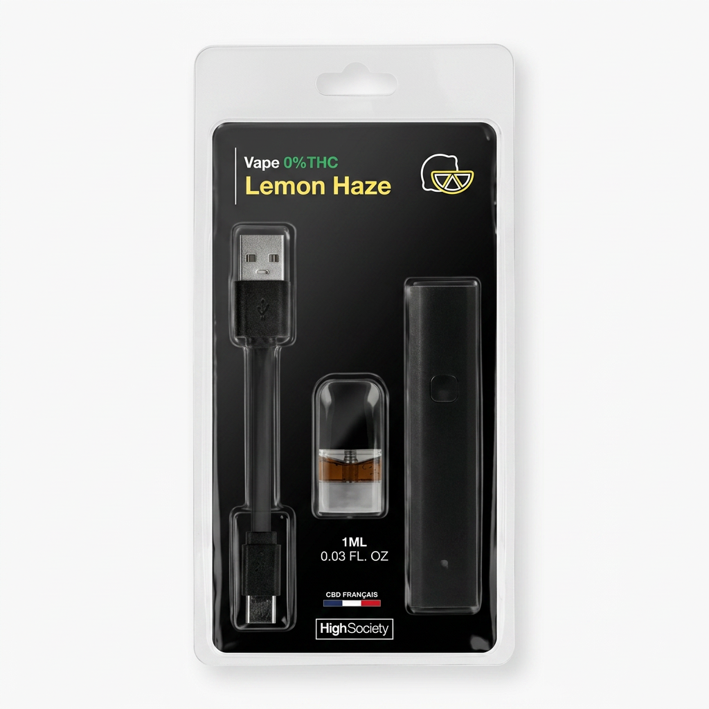 Cartucho com 0% de THC  Lemon Haze